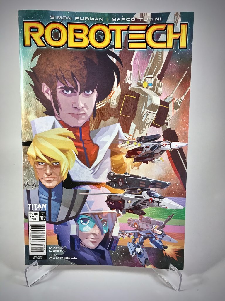 Robotech #9 cover by Tommy Lee Edwards