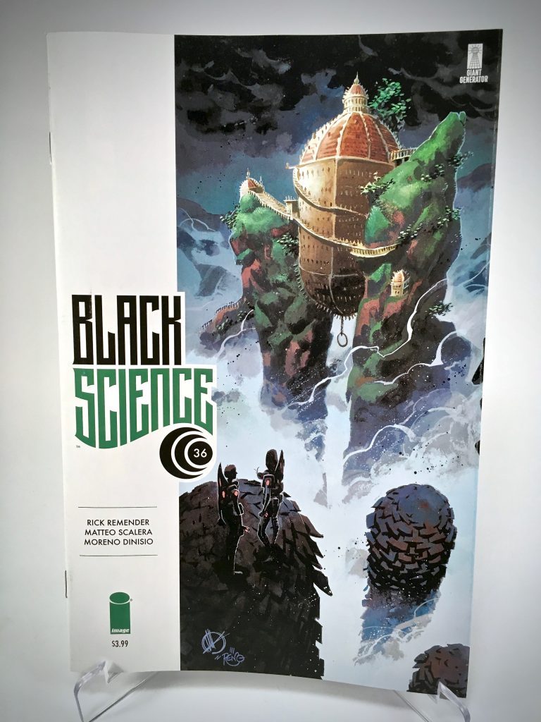 Comic Book Cover: Black Science #36 by Matteo Scalera and Moreno Dinisio